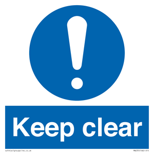 keep clear